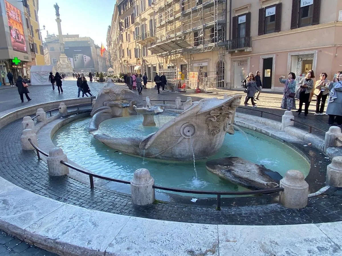 Spanish Steps Rome View Daire 0*,